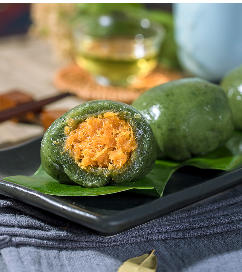 百年老字号 知味观 艾草青团 3味组合 1160g 天猫优惠券折后￥35.9包邮（￥45.9-10）2款可选