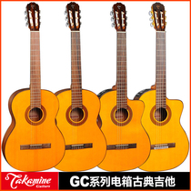 Japanese Takamine Classical Guitar Single Board Electric Case Wooden Guitar TP-4T Original Phone Pickup Nylon Strings