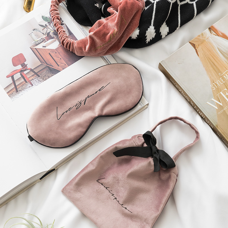 Qiju Liangpin Lal Velvet cosmetic storage bag Travel underwear dust bag Nordic ins wind storage bag