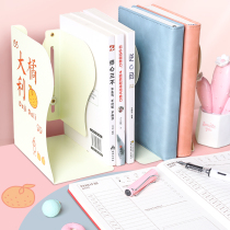 Multifunctional retractable book stand large capacity creative cute simple ins Wind folding storage stretch book artifact student classroom desktop table bookshelf bezel textbook storage rack