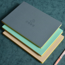 Self-discipline card b5 horizontal notebook time management good habits to develop plan this mind map grid this soft leather face book Simple ins college students postgraduate entrance examination square grid book