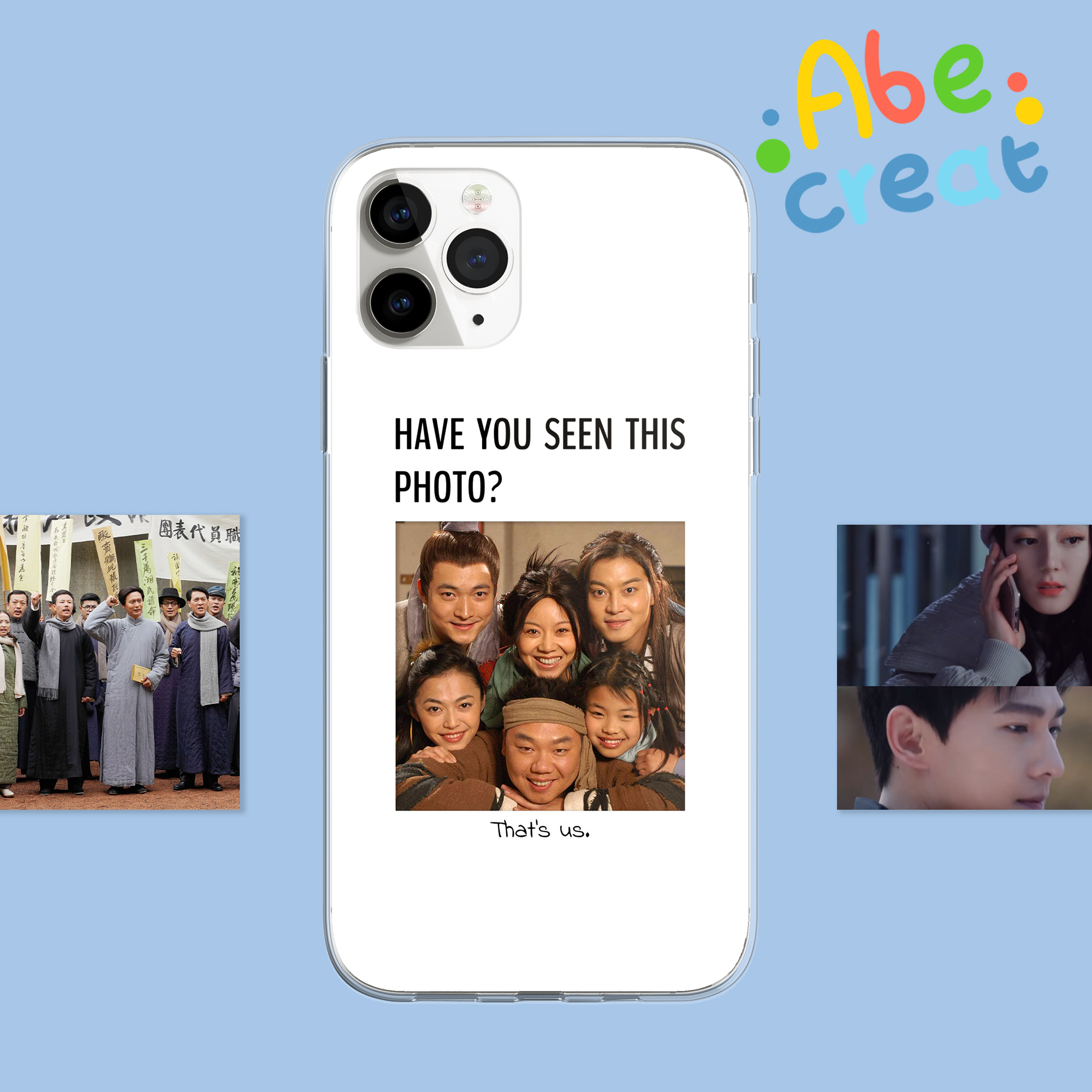 Thats us mobile phone case) Biyi original transparent this is our photo pro can clip post-it photo