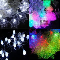 Lantern flashing lights string lights decoration outdoor festival color lights Christmas tree color lights copper wire waterproof