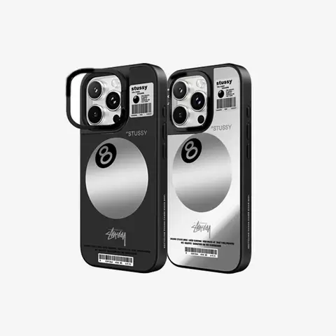 Trendy Fashionable Stussy 8 Ball Graffiti iPhone Stand iPhone Case for iPhone 17, 16, 15, 14 and 13