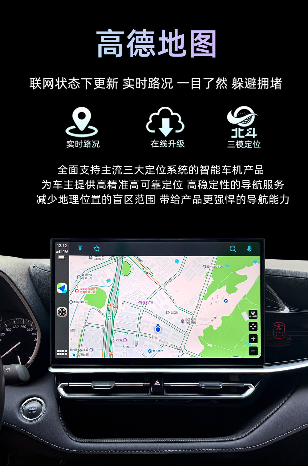 Suitable for 22-25 Toyota Highlander/Highlander upgraded to 26 models 15.6inch central control integrated large-screen navigation