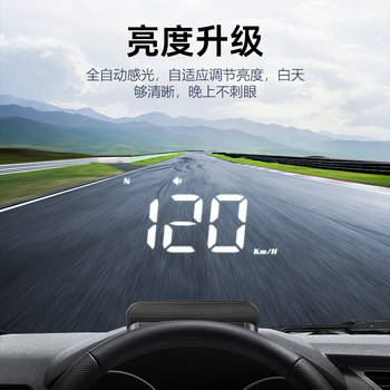 Car Head-Up Display Gps Wireless Hud Truck Speed Display New Energy Multi-Function Instrument Projector