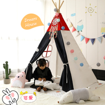 Christmas Indian tent fabric childrens New Year Game House indoor little princess room red tent baby over gift