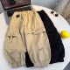 French-Style Boys' Korean-Style Cargo Pants, New Spring Model, Children's Pure Cotton Long Pants, Baby Spring and Autumn Stylish Casual Pants