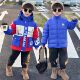 French-Style Ultraman Children's down Jacket with Inner Liner, 3-in-1 Outdoor Jacket, 2026 Boys' down Coat, Winter Cotton Coat