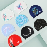 Силиконовая плавательная шапочка, эластичная нескользящая водонепроницаемая наклейка, новая коллекция, уход за волосами