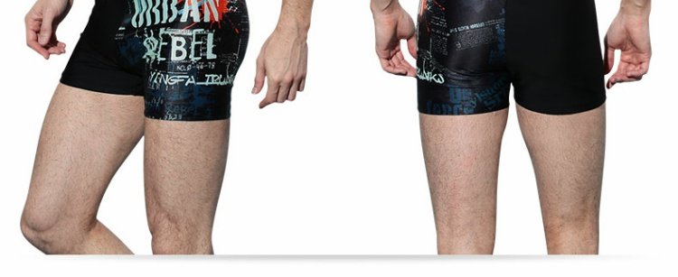2017 Anh tóc giản dị kích thước lớn quần short boxer nam in kỹ thuật số khóa kéo túi đào tạo áo tắm Y3015 quần bơi nam yingfa