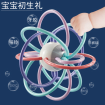 Manhattan Hand Grab Ball Baby Toy Smart Early Teach Grip Training Baby 3-6-12 Months Hand Rattles Bite