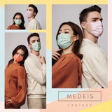 Тан Тан Цзянь в той же модели маски Гонконг Медейс Форест Цвет Радужный уш