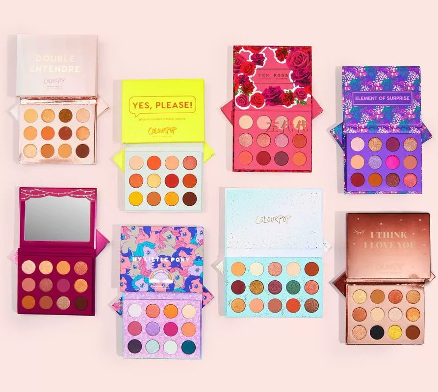 American spot Colourpop Limited Leopard Rose Rose California Plate Eye Shadow New Color