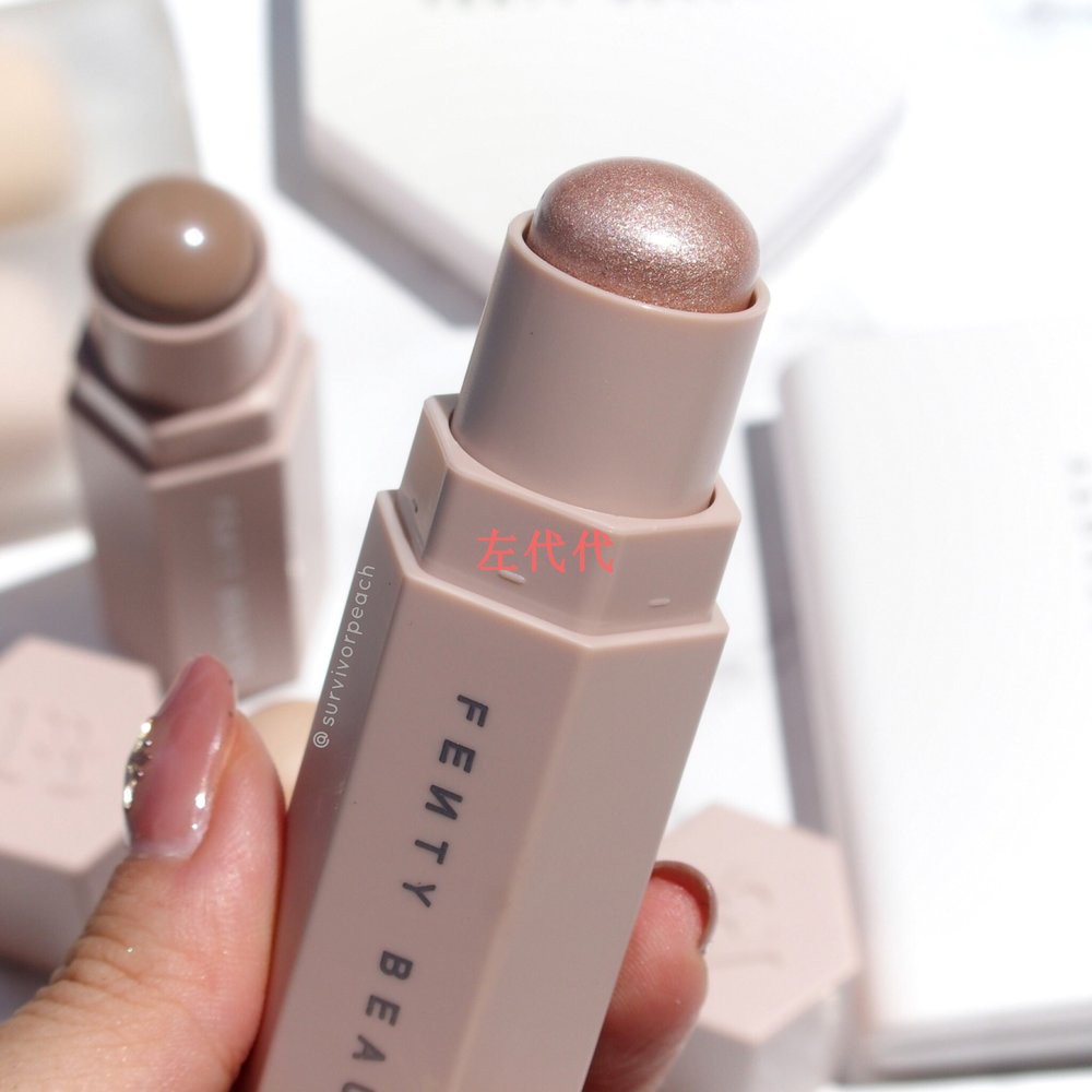 Điểm mua hàng của Anh Fenty Beauty rihanna phấn má hồng có độ bóng cao, khả năng sửa chữa thiết lập thanh Amber kem highlight