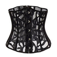 Mùa hè siêu mỏng thoáng khí lưới corset corset tights tòa án lưới lưới corset 8103 áo lót định hình bụng siêu mỏng