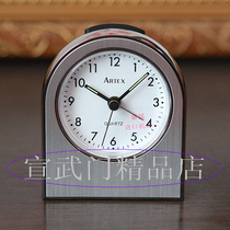 ARTEX student minimalist hotel room mute snooze alarm clock crescendo ringing night light number 18404
