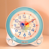 Seiko Japanese soil SEIKO enlightenment childrens cartoon understanding learning clock Mute cute big bell volume alarm clock