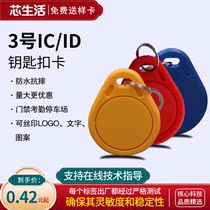 Number 3 ID key button card ID Access control smart card magnetic card TK4100 Alien card EM induction attendance parking card