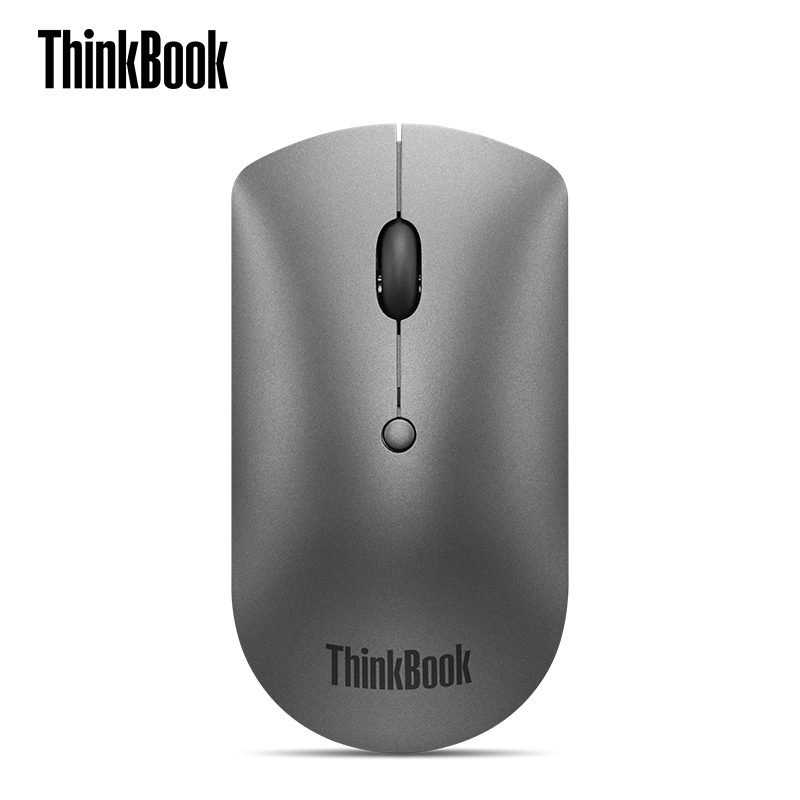 Lenovo Thinkbook Bluetooth Wireless Silent Mouse 4Y50X88824 Lightweight and Portable Silver Gaming Design