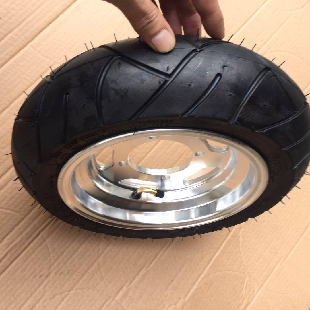 Small Golden Boy Golden City Monkey Locomotive Tires 90 65-8 Inch Wheels 130 50-8 Aluminum Alloy Hub Tire