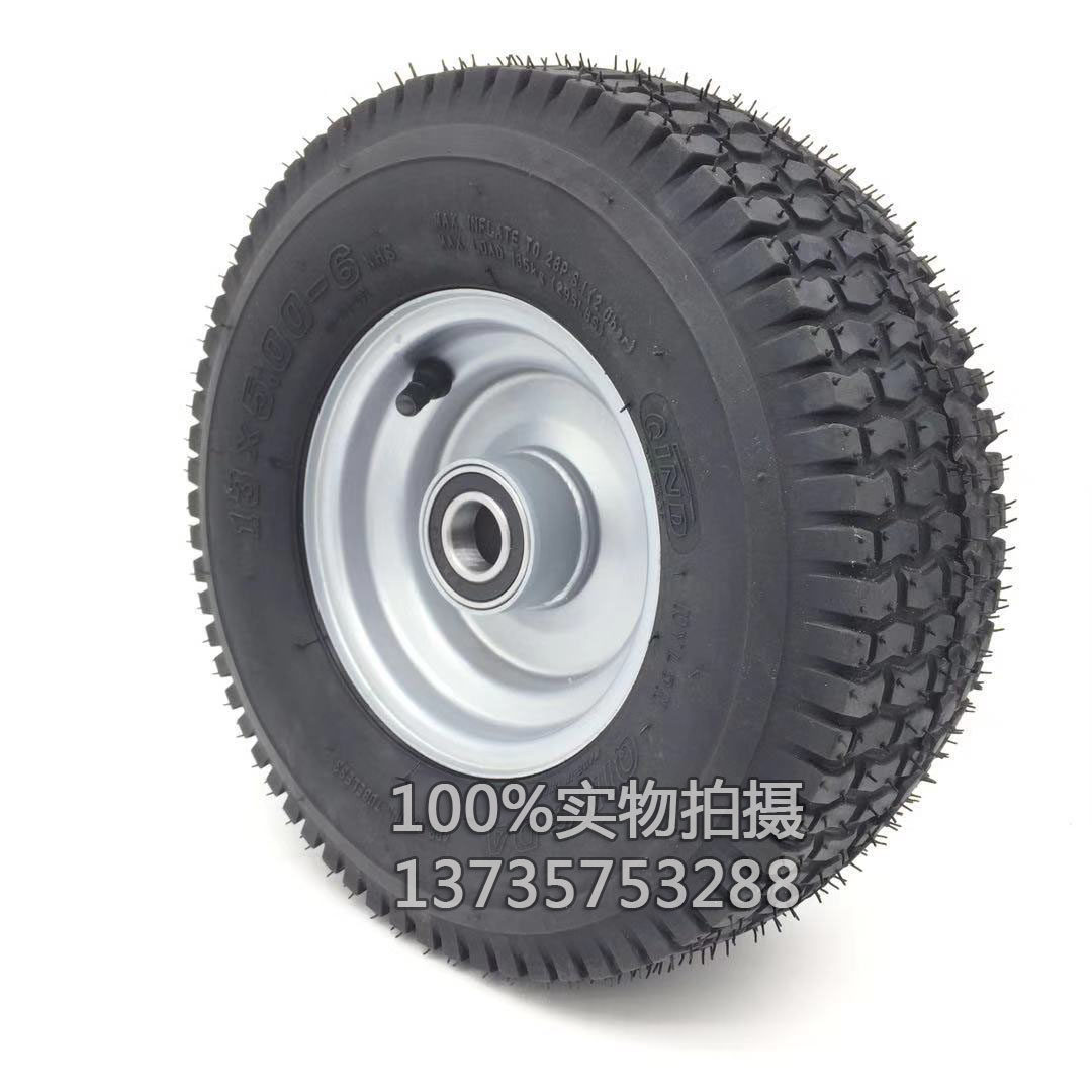 13*5 00-6 Lawn mower tire 13 inch vacuum tire Garden lawn tire cutting machine Splitter tire