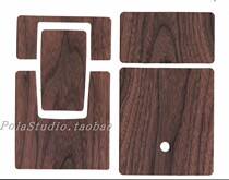 Polaroid Polaroid SX70 sonar 680 690 special wood pattern leather wooden Black