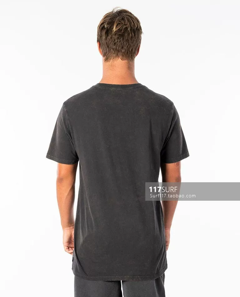 RIPCURL [краткая футболка водоросль хлопковая ретро T-Shirts Bells Tee Australian купальный бренд]