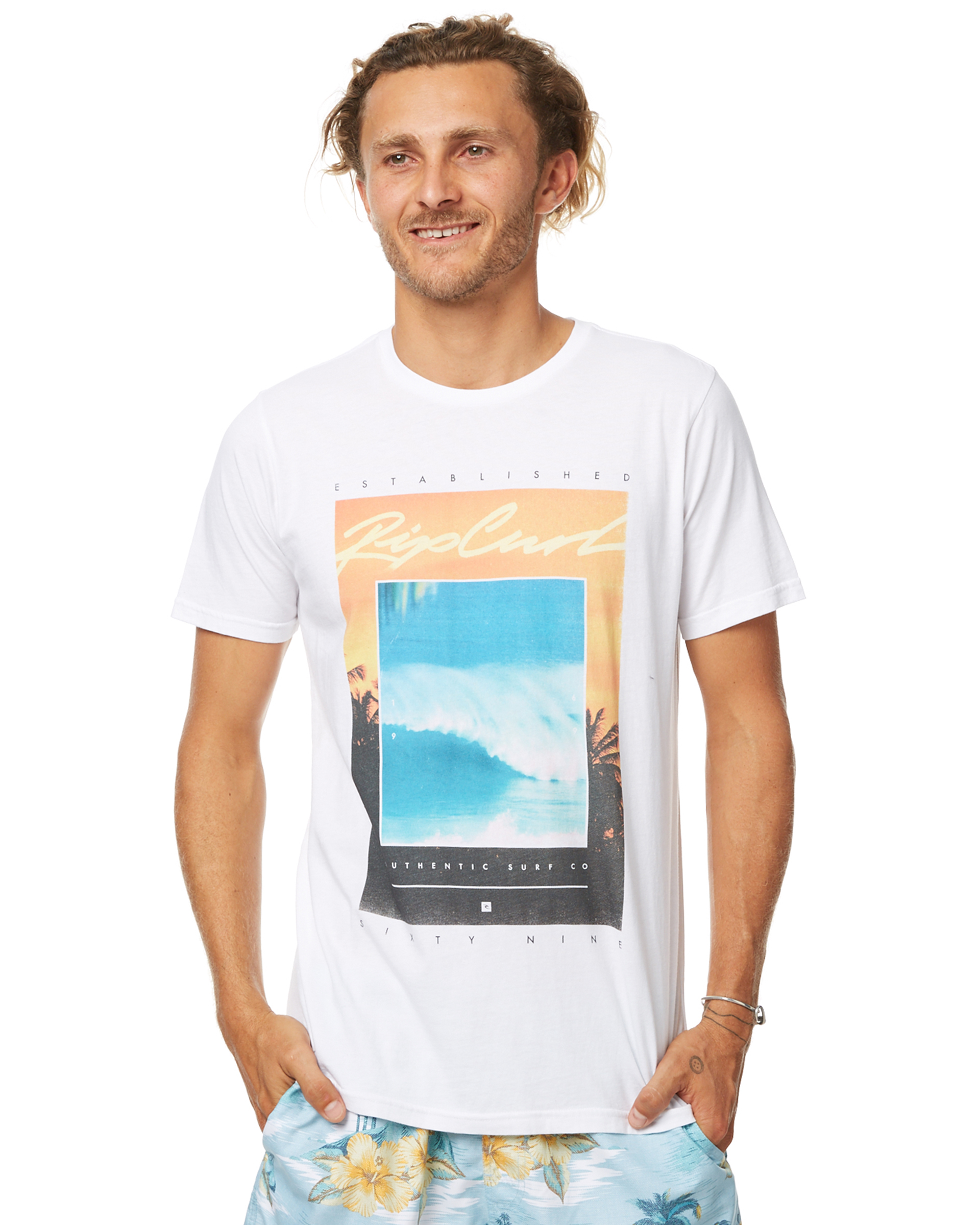 RIPCURL full cotton short sleeve T-shirt Daydream Mens Tee T-Shirts Australian Surf Brand