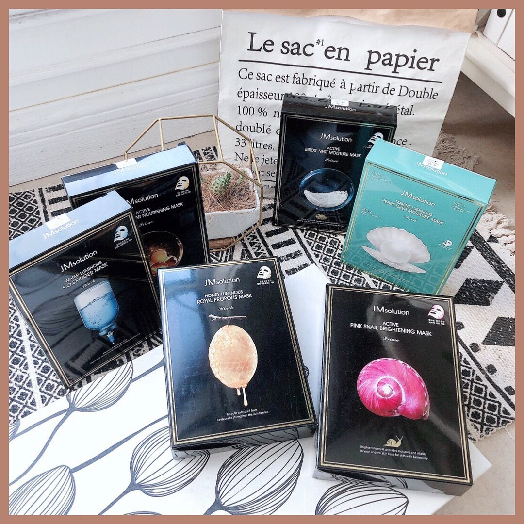South Korea JMsolution Mask Deepwater Bomb Honey Pearl First Aid Moisturizing Caviar Bird's Nest Snail
