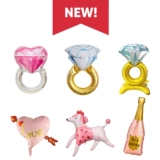 Атмосферное брендовое кольцо, бриллиантовый воздушный шар на день Святого Валентина