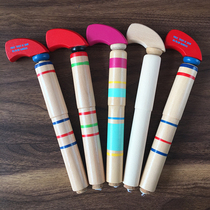 Export Foreign trade Wooden Loud Gun Fun Casual Traditional Toys Children Puzzle games Inflator Small Toys can be approved
