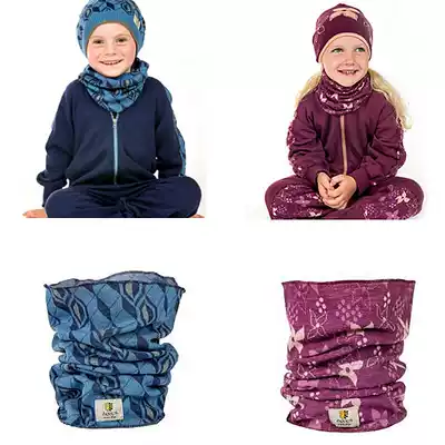 Norway janus autumn and winter Merino pure wool children's scarf sports warm scarf