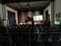 Hangzhou indoor concert salon concert hall venue stage rental with imported grand piano