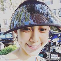 South Korea anti-droplet female protective cap guard UV city size S Fan Fan same type Taiwan Sun sunscreen