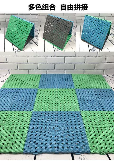 thảm tấm nhựa rỗng hồ bơi cụ thể về môi trường không mùi nhà vệ sinh mat footbed thảm nhựa cứng không thấm nước có thể được ghép - Thảm sàn xốp ghép sàn