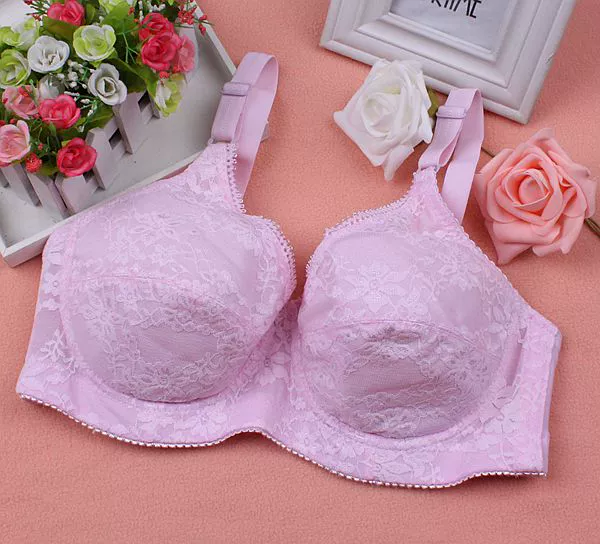 Siêu mỏng cỡ lớn cup mẹ bra D cup lady trung niên đồ lót đầy đủ chất béo MM nhỏ ngực áo ngực quần lọt khe