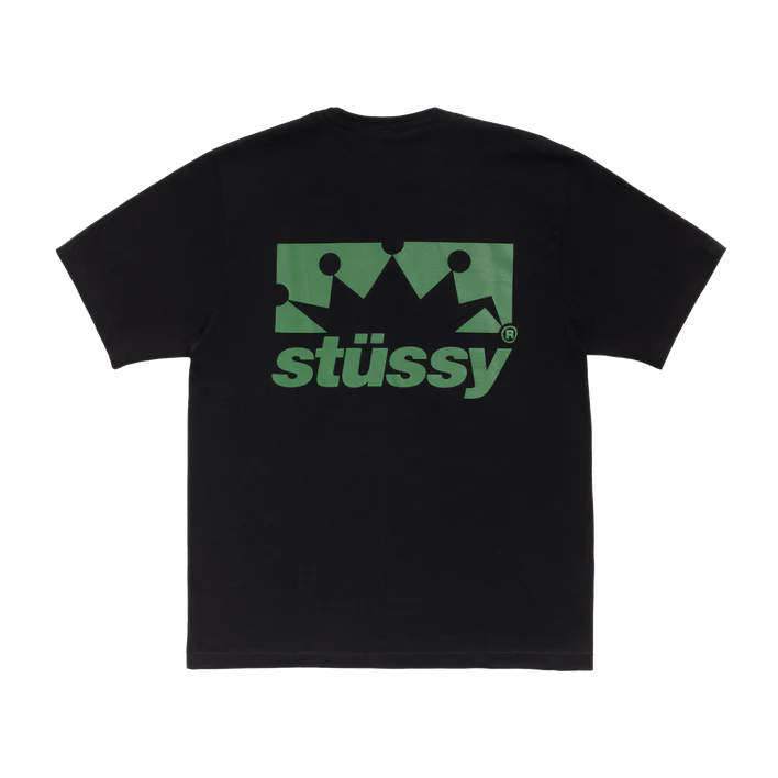 Stussy Box Crown Tee Crown Logo Casual Short-Sleeved T-Shirt Same Style for Men and Women Stussy Box Crown Tee Crown Logo Casual Short-Sleeved T-Shirt Same Style for Men and Women
