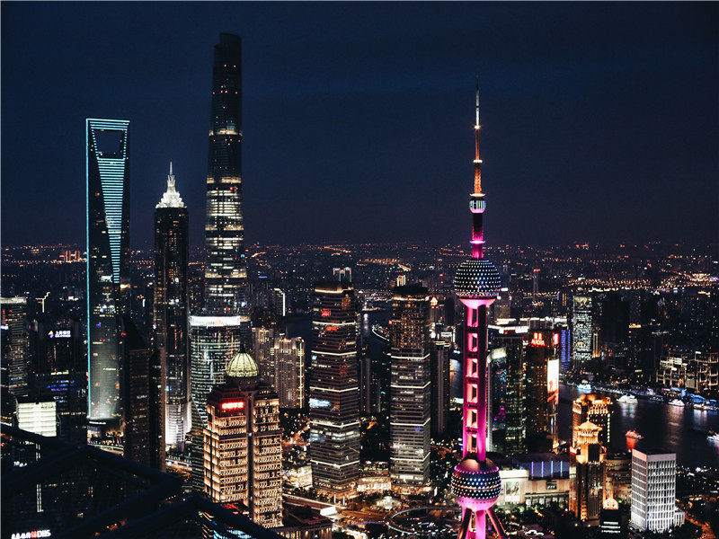 New live room decoration background wall cloth anchor live broadcast network celebrity city night scene live broadcast background 3d stereo