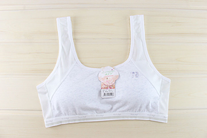 Aomein cotton mới 15-16 tuổi học sinh trung học nữ đồ lót cotton không có vòng thép áo ngực mỏng 522 đồ lót nữ hàng hiệu