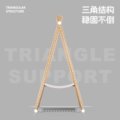 Сплошная древесина для домашних животных маленькая одежда стойка напольная щенка для щенка кошка мини-одежда для вешалки для вешалки Небольшая стойка для хранения