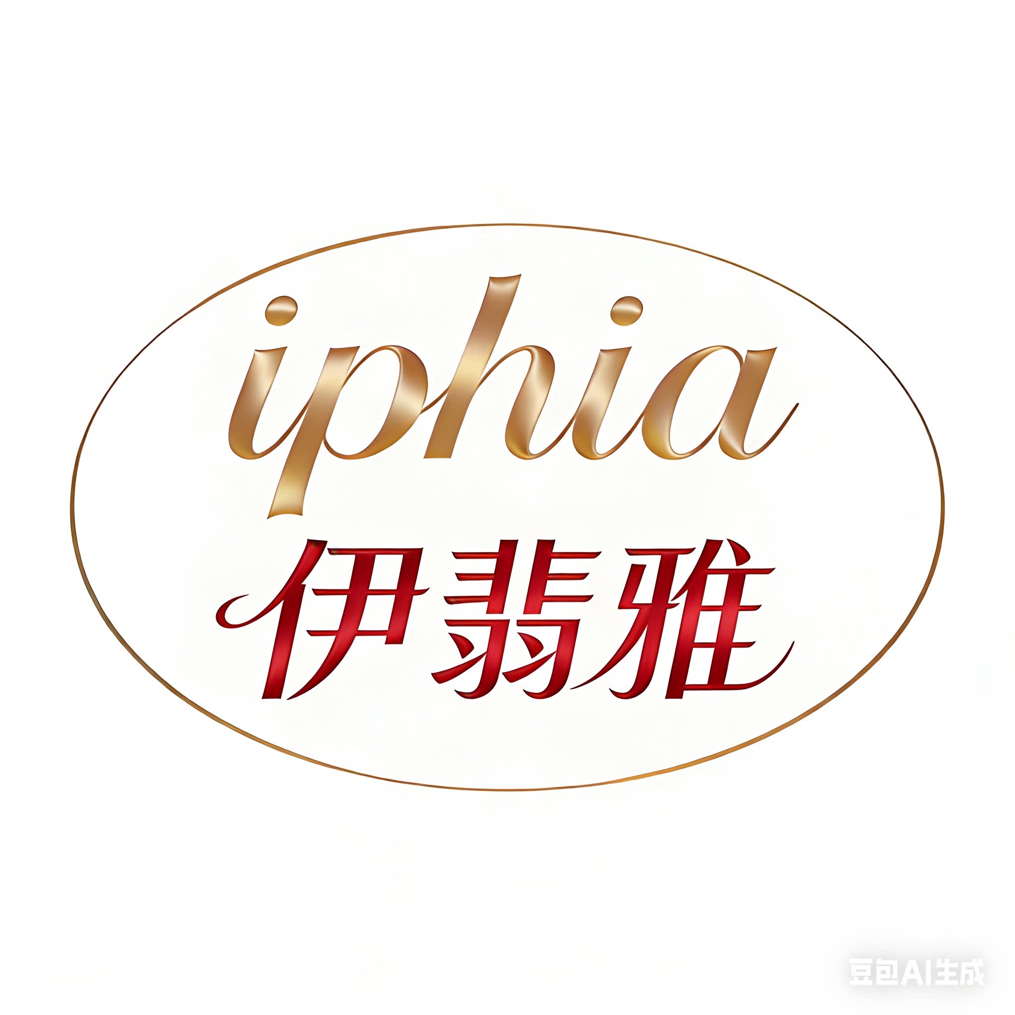 iphia伊翡雅真丝坊的LOGO