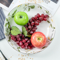 Jinyu Tangshan bone china 10 inch deep plate vegetable large plate whole chicken deep plate