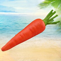 High simulation carrot model red fake fruit vegetable props foam environmental protection ornaments early education decorations ornaments