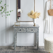  Harvest cottage Southeast Asia splicing desk Small apartment bedroom shell makeup table Bed and breakfast net celebrity dressing dressing table