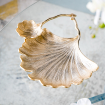 Harvest cottage ginkgo leaf tray desktop coffee table table home storage fruit tray ornaments Nordic living room home