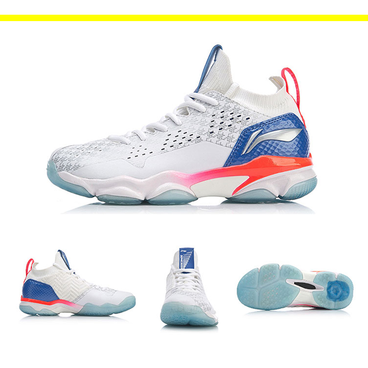 2019 mới chính hãng Li Ning mùa hè âm thanh bùng nổ thấp giúp mang giày chống trượt đệm giày thể thao giày cầu lông nam - Giày cầu lông giày anta