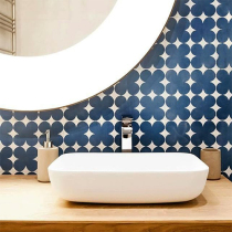 American 300 Blue Retro Brick Balcony Floor Tiles Toilet Wall Brick Kitchen Balcony Folk Juku 200 Anti Slip Tiles