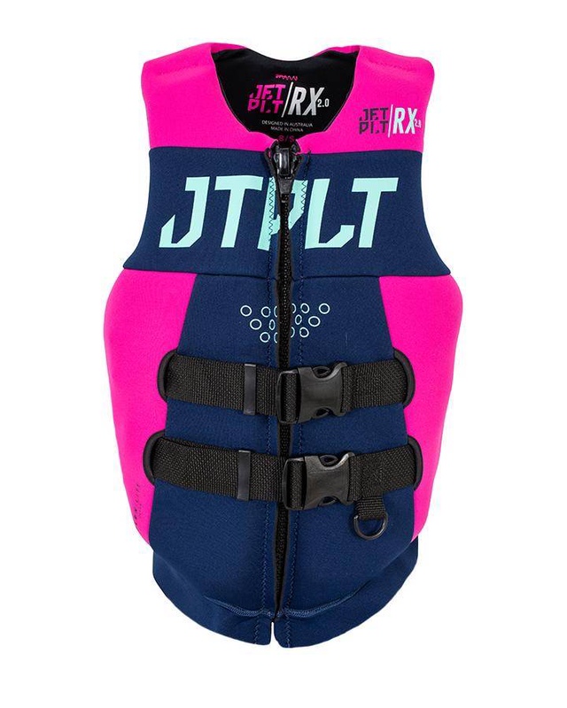 American Jetpilot Women's Life Jacket for Motorboat Surfing, Powerboarding, and Water Skiing
