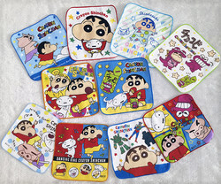 20X20Cm Crayon Shin-Chan Pure Cotton Handkerchief for Children and Adults to Wipe Sweat and Mouth, Small Towel, Small Square Towel